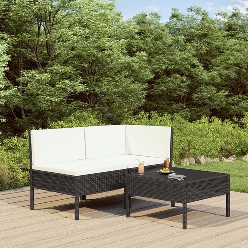 Piece black rattan - pe,