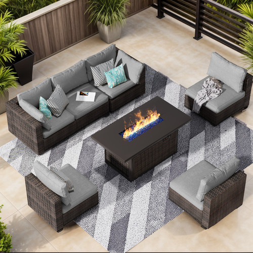 Piece patio furniture - 7,